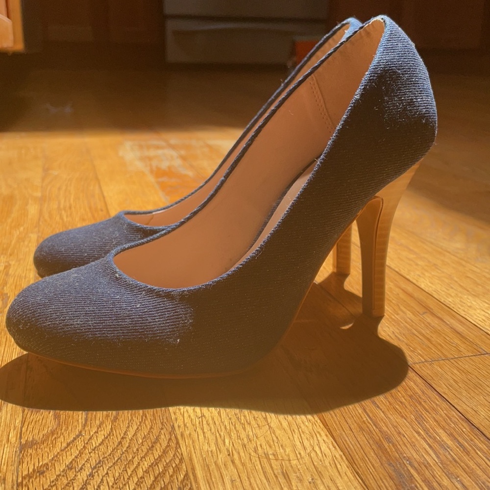 Jean styled heels